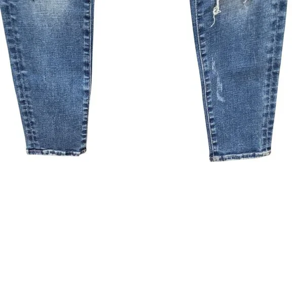 Buckle BKE Jeans Size 26X26.5 High Rise Ankle Skinny Distressed Stretch - Picture 7 of 16